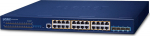 Planet Layer 3 24-Port 10/100/1000T, 802.3at PoE + 4-Port 10G SFP+