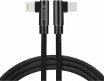 Swissten L Type Textile Universal Quick Charge 3.1 USB-C to Lightning Data and Charging Cable 1.2m