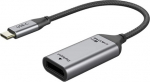 Cabletime Adapter USB-C (M) to DisplayPort (F), 4K/60Hz, with gold-plated connectors