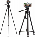 CoreParts Tripod Stand 51cm-180cm, Fit, for all Cameras and 4-7"