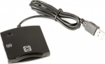 DNI ID Card Reader PC / SC / CCID ISO7816 USB (+SIM) Black