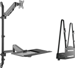 Equip wall-mounted Workstation 17"-32"/1TFT 8Kg schwarz lite Retail