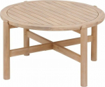 DLGTP Coffee table made of acacia wood DEONA, garden, &Oslash; 80 cm