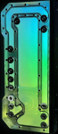Stealkey Customs Stealkey CustomsCrossflow II for Lian Li PC-O11 EVO RGB - D-RGB - Acryl