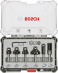 Bosch Group Bosch Milling Cutter Bit Plunge Router 6 Stk