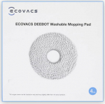 Ecovacs Washable Mopping Pad for DEEBOT N30 PRO OMNI | Grey