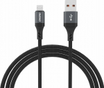 Kabel USB Dudao USB-A - microUSB 1.2 m Czarny (6976625333028)