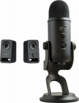 Log Logitech computer speakers Z150 (980-000814) + Yeti USB Blackout (988-000229)
