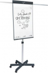 LEGAMASTER Flipchart pro mobile Star base whiteboard surface made of lacquered (7-153310)