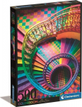 Clementoni CLE puzzle 500 CompactColorBoom Stairs 35591