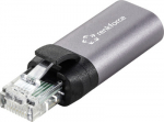 Renkforce RJ45 USB-C Netzwerk Adapter[1x RJ45-Stecker - 1x Buchse] - Adapter - Digital/Data