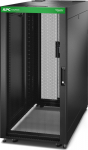 APC EASY RACK 600MM/24U/1200MM , WITH ROOF, SIDE PANEL,CASTORS,FEET AND 4 BRACKETS, NO BOTTOM, BLACK