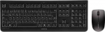 CHERRY DW 3000 - Keyboard and mouse set - wirelessly - 2.4 GHz - Deutsch - Tastenschalter: CHERRY LPK - Schwarz, Anthrazit (JD-0710DE-2)