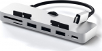 Satechi USB-C Clamp Pro Hub for iMac - adapter, Silver