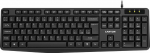 Canyon Keyboard CANYON Wired Keyboard KB-1 Czarna
