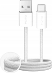 Kabel USB Puro USB-A - USB-C 1.5 m White (8018417498725)