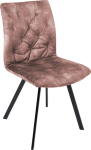 Chair AFTON dark pink velvet