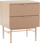 Nightstand SEQUENCE with 2 drawers 45x40xH55cm, cappuccino
