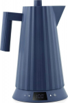 Alessi Plisse Water Kettle blue with temperature control