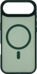 FoneKit MagSafe Soft Touch suojakuori, iPhone Air, dark green