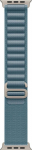Apple - Smart watch loop - 49 mm, natural titanfinish - Small size - light blue - for Watch Herm&egrave;s Series 9, SE 3, Series 10, Series 11, Series 8, Series 9, Ultra 2, Ultra 3