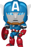 Funko Pop! Marvel: What If...? - Captain America Mech #1569 Bobble-Head Vinyl Figure
