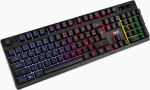 Keyboard C-Tech C-TECH semi-mechanical gaming keyboard Iris (GKB-08), casual gaming, CZ/SK, rainbow backlight, USB