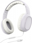 Headphones Hama Fun C Headset Wired Headband Connections/music USB Type-C White