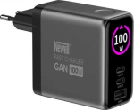 GaN 100W PD QC TFT Grey