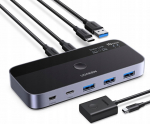 Ugreen switch USB-C USB-A 10Gb/s - szary