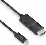 PureLink IS2201-010 - 1 m - USB Typ-C - HDMI - Male - Male - Straight