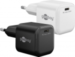Wentronic Goobay GaN Fast Charger Nano Adapter 30Watt 1xUSB-C Sort