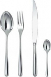 Alessi Caccia cutlery set 24 pcs silver