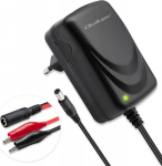 Qoltec Battery charger AGM GEL STD | Prostownik 6V/12V | 6W | 5.5x2.1 | kabel 1.8m