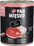 PAN MIĘSKO Puppy Turkey with beef - wet dog food - 800g