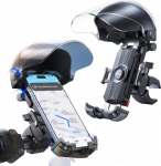 Joyroom Joyroom JR-ZS526 Sunshade Cycling Phone Mount (Helmet Version) Black