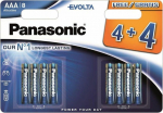 Panasonic Evolta patarei LR03EGE/8B (4+4tk)