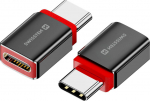 Swissten DataGUARD Charging Adapter with Data Blocking USB-A to USB-C