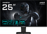 Gigabyte GS25F14 25&rdquo; FHD Gaming monitor - 1920 x 1080, 144Hz, 1ms, 300 cd/m&sup2;, Display HDR 10, HDMI 2.0, DisplayPort 1.2, 62.2 cm (24.5"), 1920 x 1080 Pixel, Full HD, LED, 1 ms, Schwarz