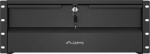 Lanberg 19" Rack Cabinet Drawer 4U 360 mm Black (4U/483 &times; 360 mm, Load Capacity up to 90 kg, 4-Point Mounting)