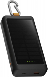 Xtorm Solar Powerbank 20W 10.000mAh+Taschenlampe schwarz