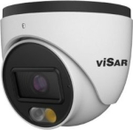 Visar VSC IPT6VDs4cF28, IP spherical camera 6MP, 2.8mm, Dual Light 40m, 50m IR, white