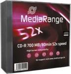 MediaRange CD-R 700MB 10pcs Slimcase 52x