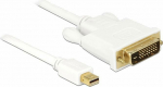 Cable Delock DisplayPort Mini - DVI-D 1m white (82641)