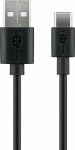 Wentronic Goobay 59122 USB 2.0 cable (USB-C&trade; to USB A), black | Goobay | USB-C to USB-A