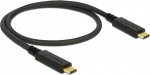 DELOCK Kabel USB 3.1 Gen2 C > C E-Marker 3A 0.5m schwarz