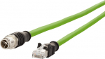 Metz mecatech METZ CONNECT - Netzwerkkabel - 8 pin M12-X (M)