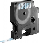 Dymo etiketilint D1 9mmx7m, must/l&auml;bipaistev