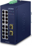 PLANET IGS-1820TF network links Not managed L2 Gigabit Ethernet (10/100/1000) Niebieski
