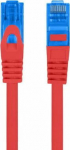 Lanberg PATCHCORD KAT.6A S/FTP LSZH CCA 1.5M RED FLUKE PASSED LANBERG